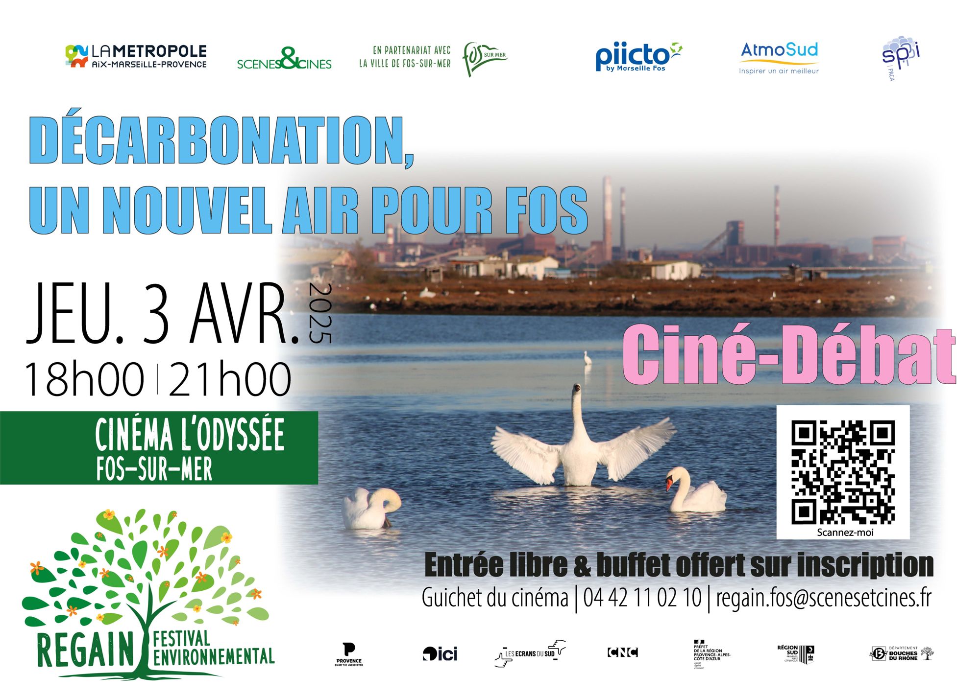 Soirée ciné-débat : décarbonation, un nouvel air pour Fos