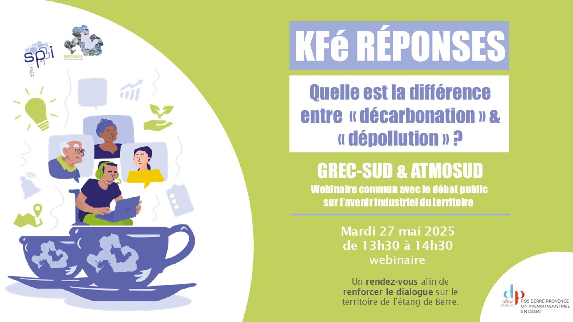 KFé RÉPONSES : Quelle est la différence entre "décarbonation" et "dépollution" ?