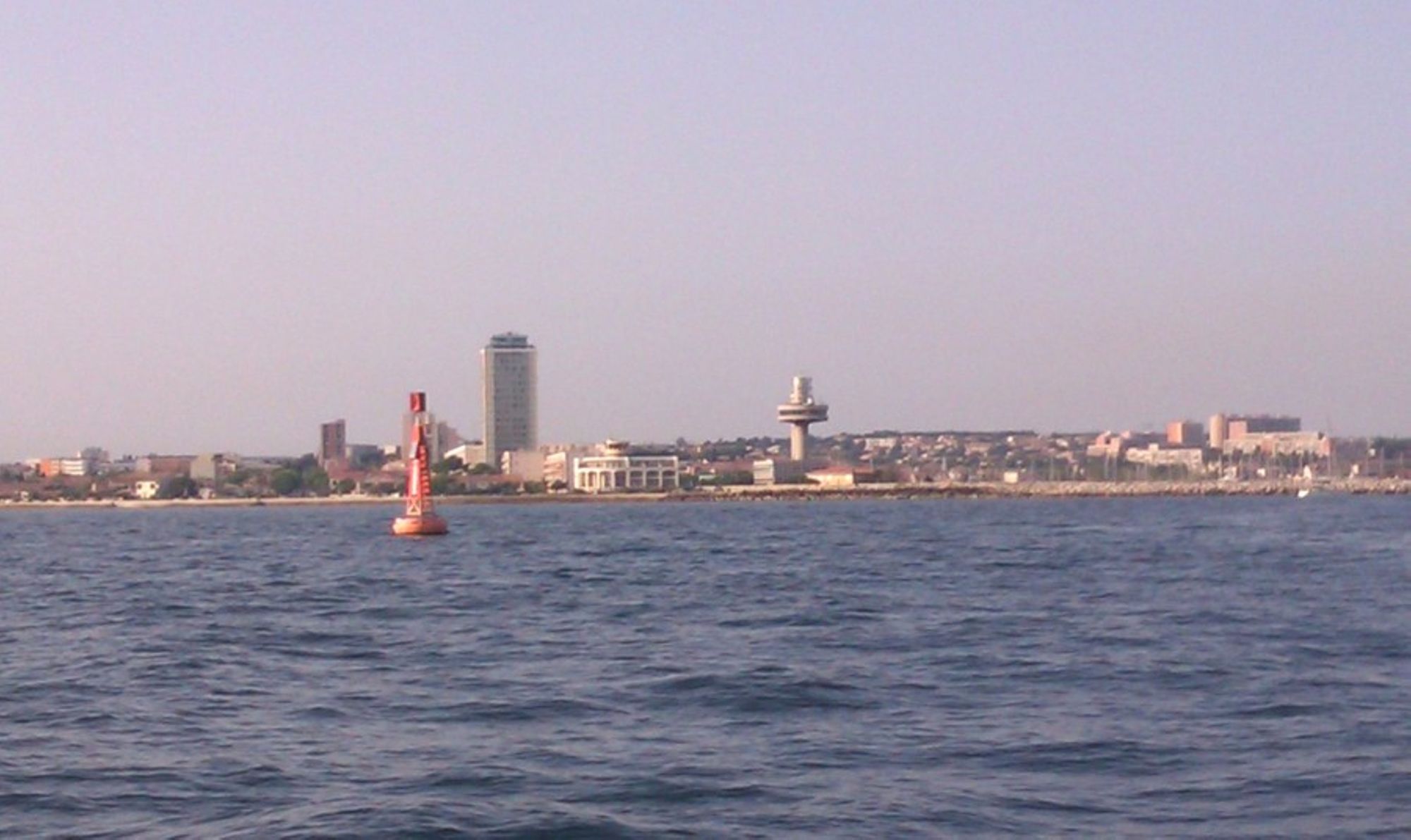 Port de Bouc vue de mer août 2012- SPPPI PACA