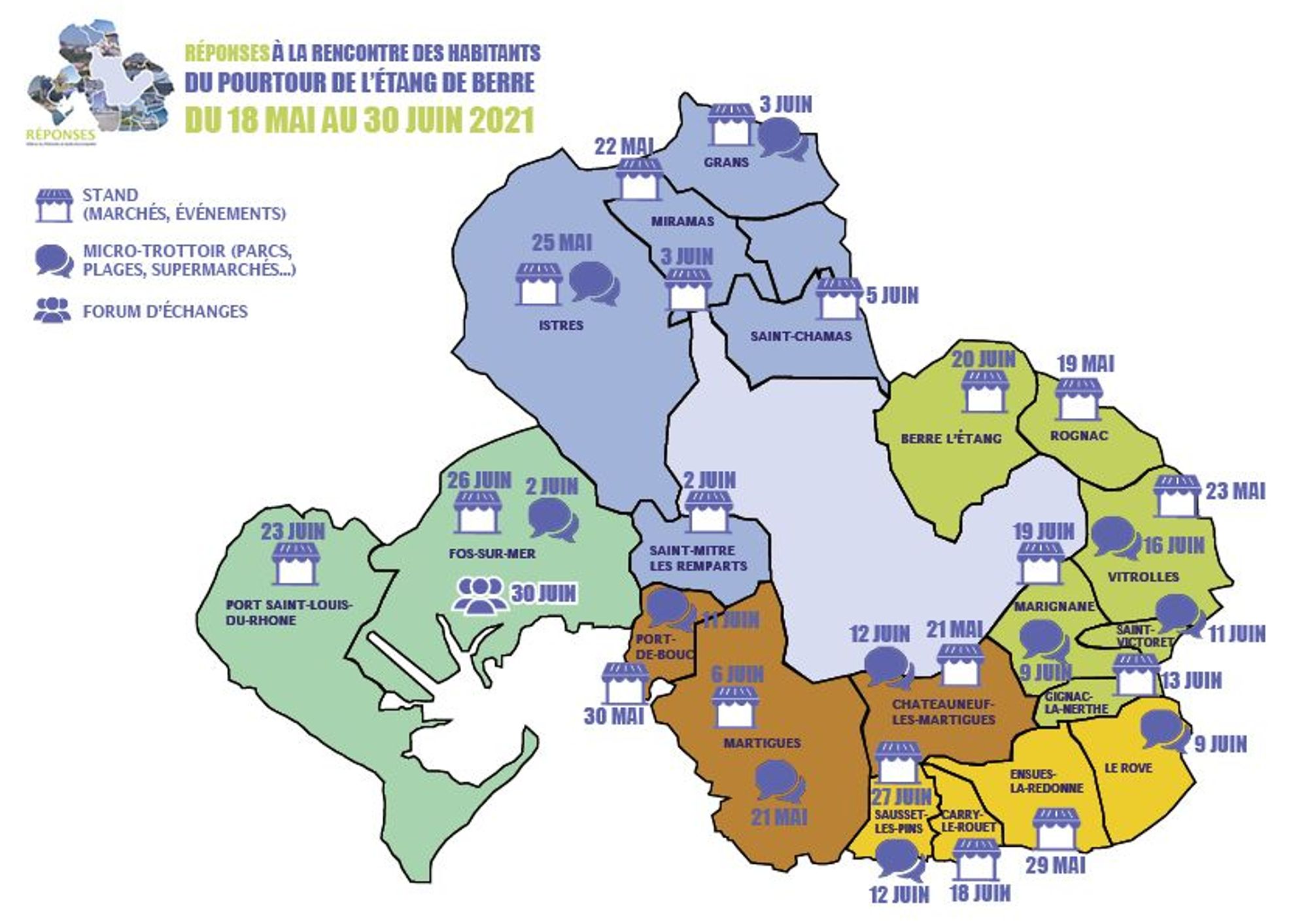 RÉPONSES vient à la rencontre des habitants du pourtour de l'étang de Berre