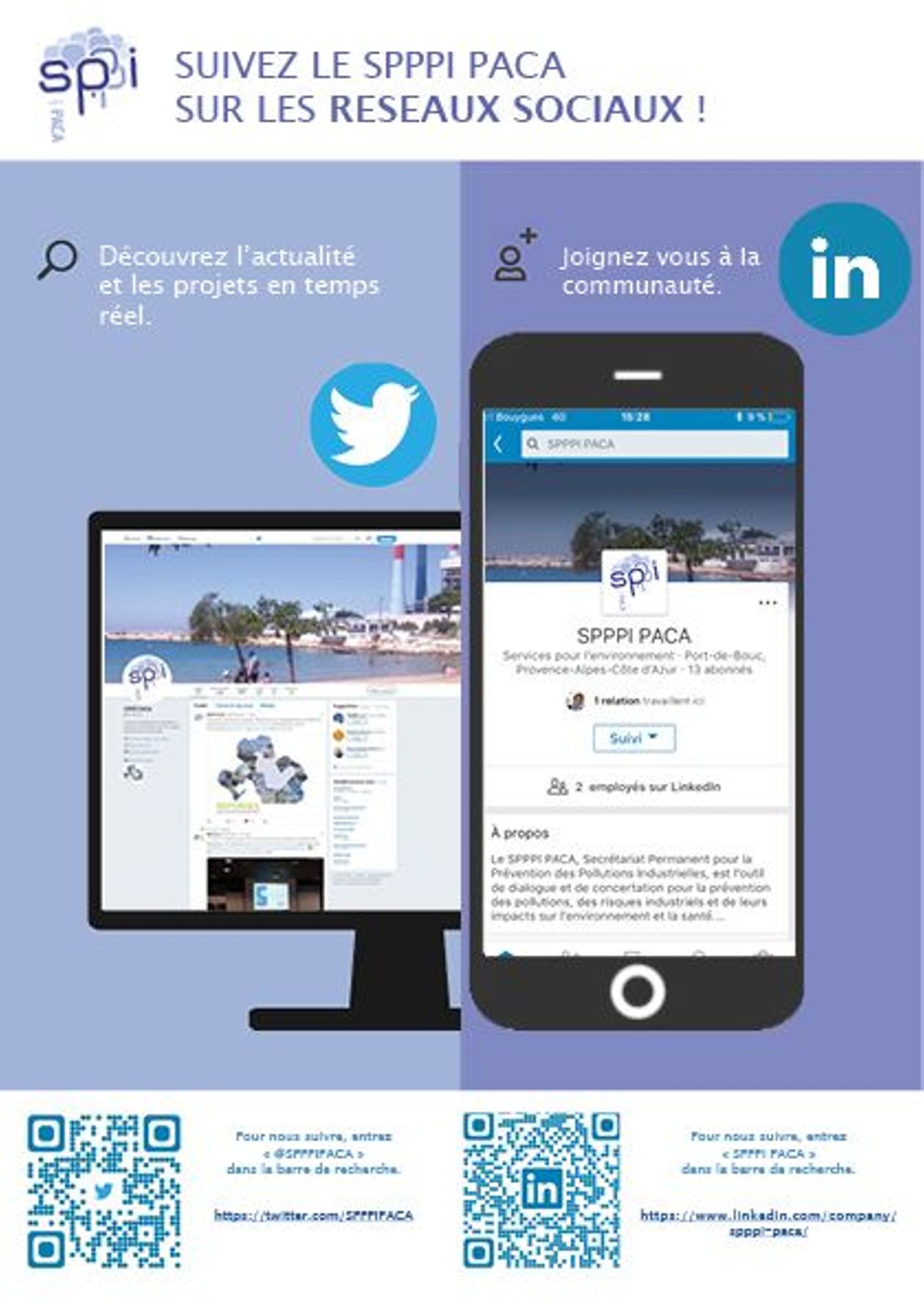 Suivez le SPPPI PACA sur les réseaux sociaux