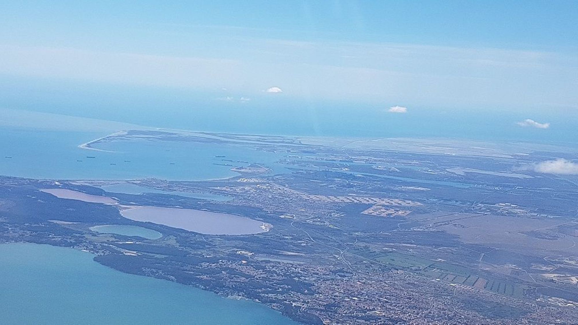 Ouest Etang de Berre - vue d'avion