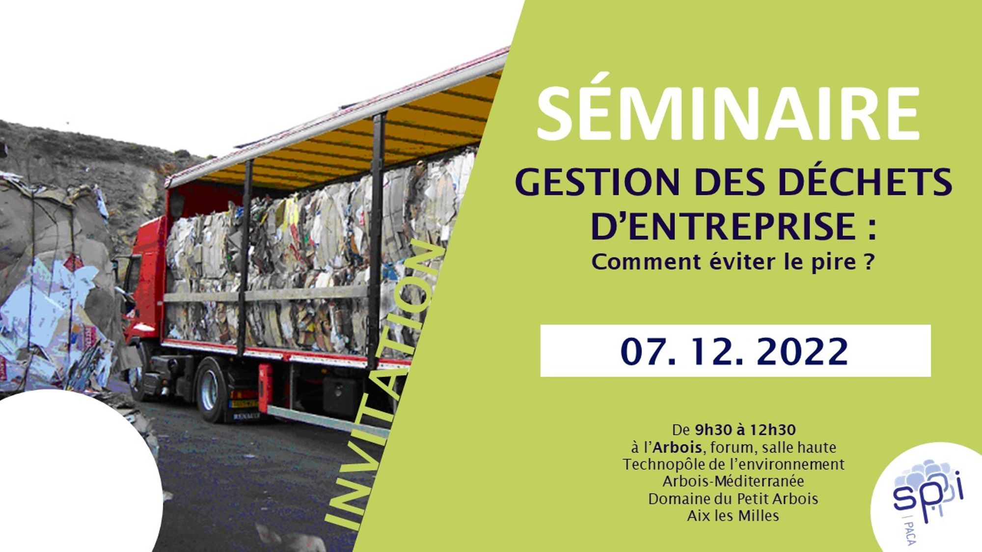 Séminaire : Gestion des déchets d'entreprise